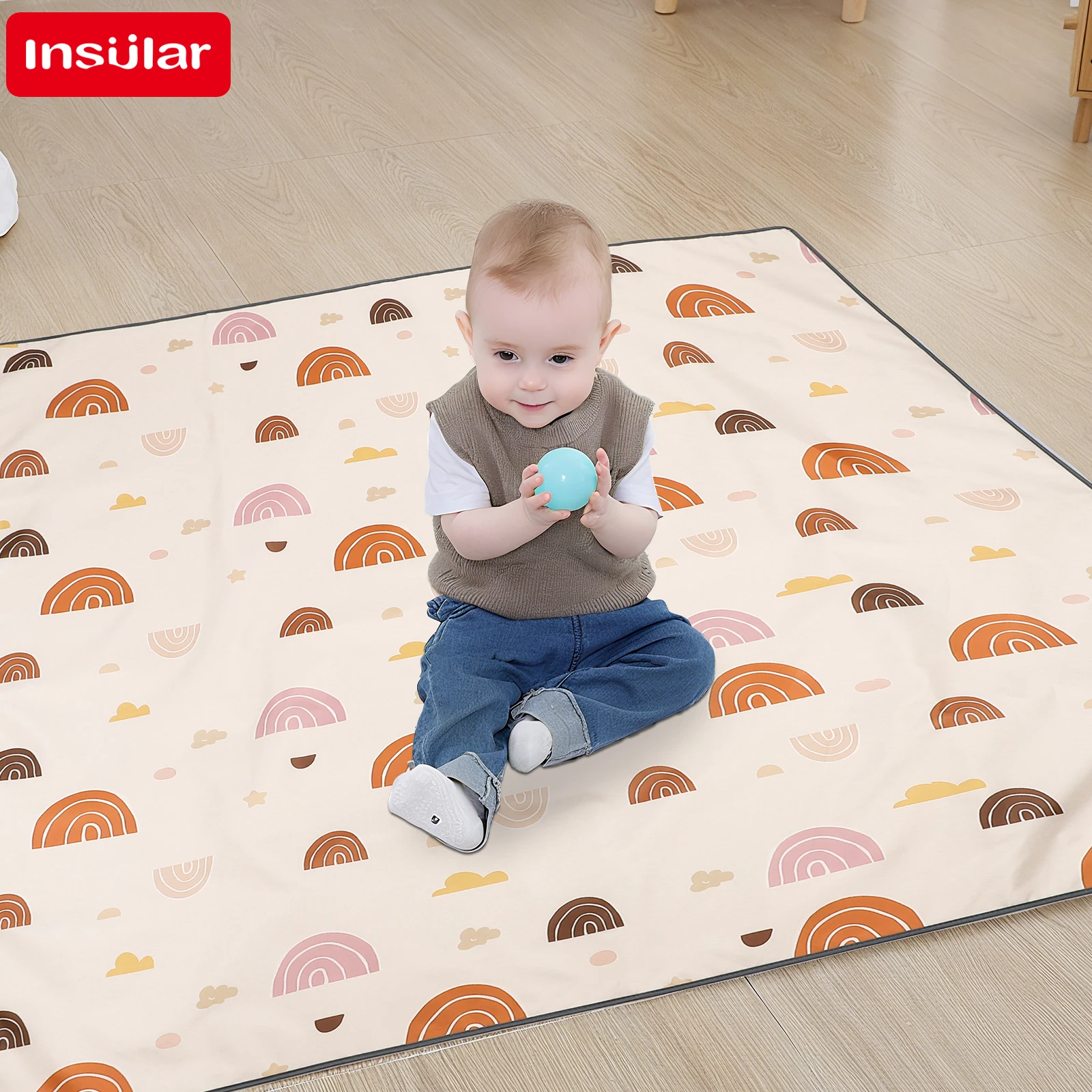Highchair Splash Mat - Children's Under High Chair Splash Pad