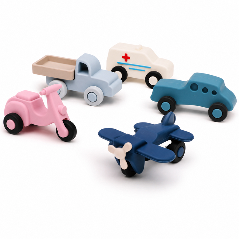 Baby Food For 6 Months - Food Grade Silicone Toy Cars for