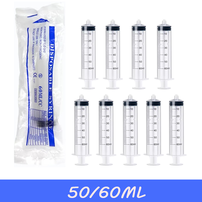 Baby Food Allergy Rash - 5-20Pcs 60ml Luer Lock Syringe No