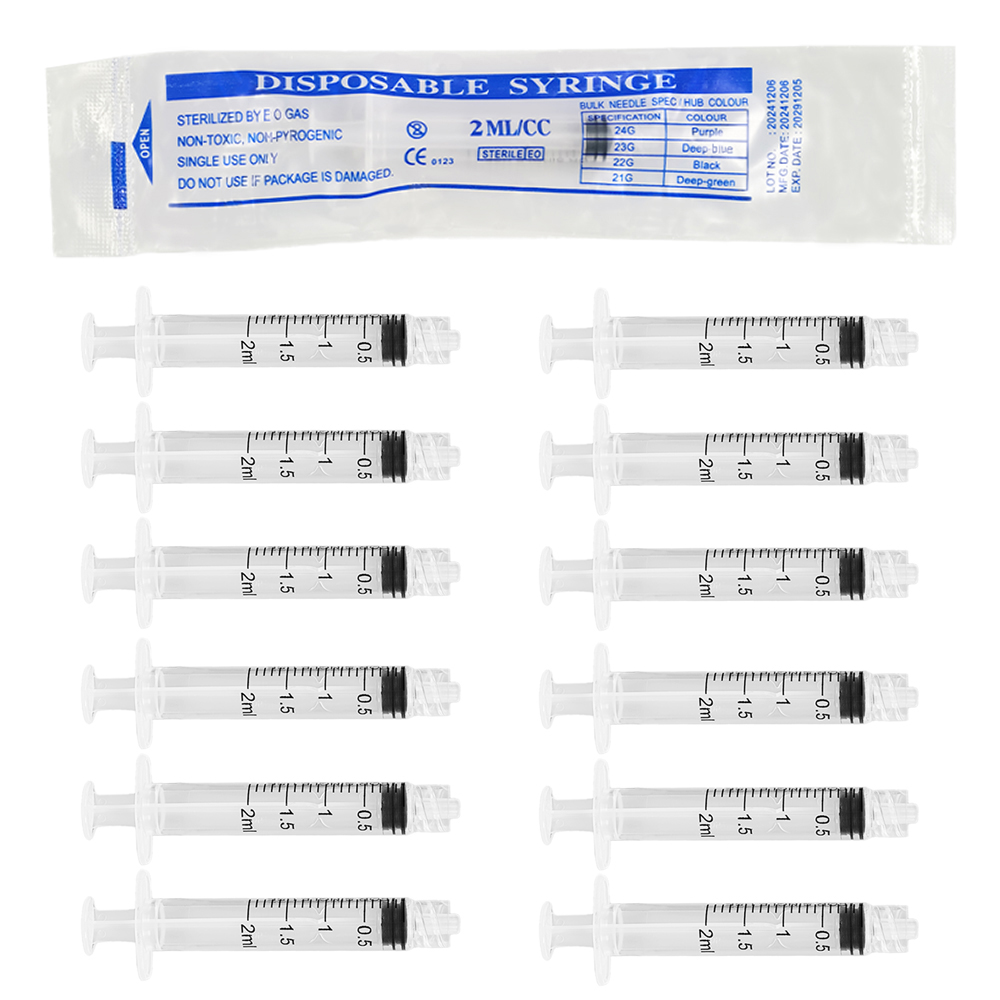 2ml Luer Lock Syringe 100pcs,  - Baby Food Allergy Rash 评论和价格