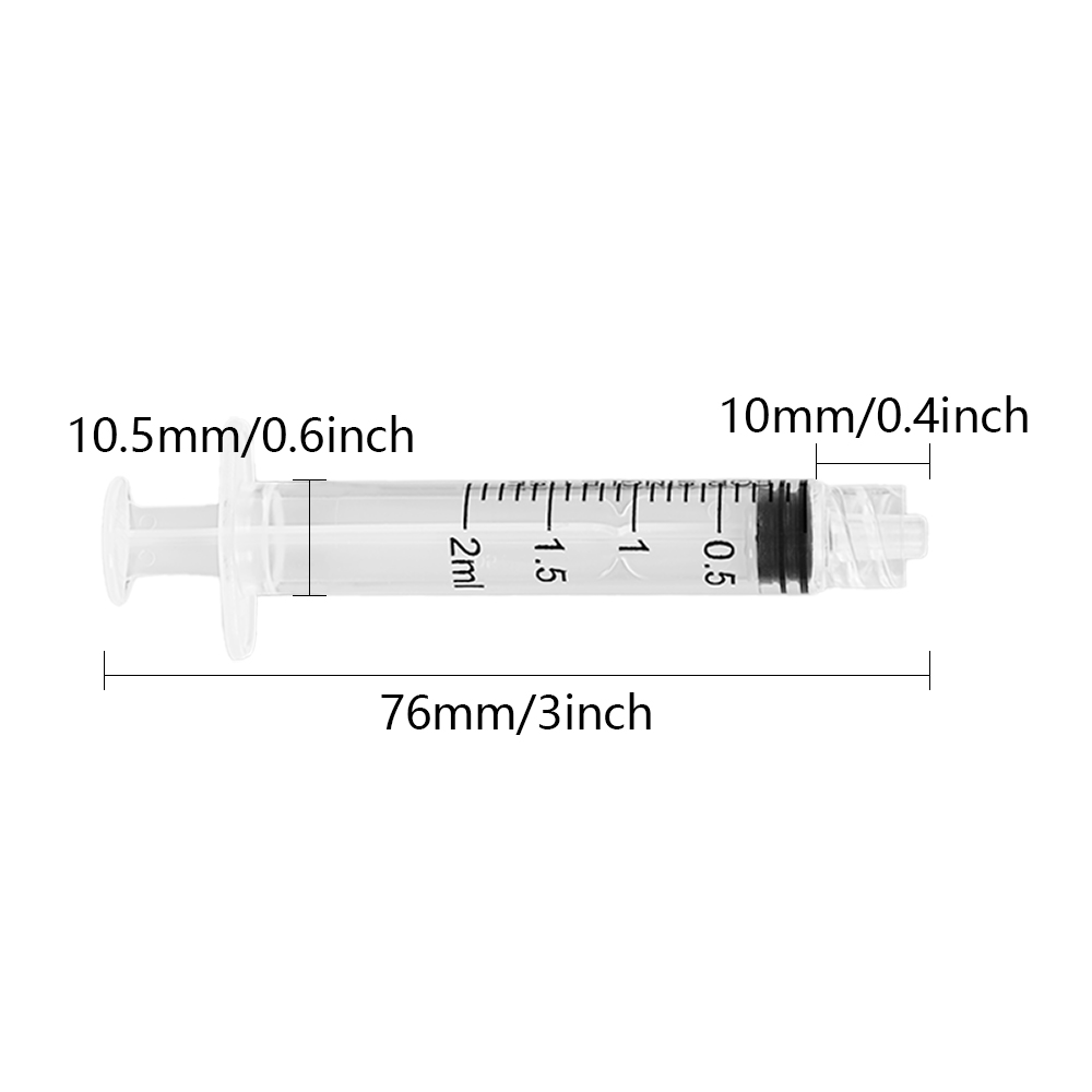 2ml Luer Lock Syringe 100pcs,  - Baby Food Allergy Rash 评论和价格