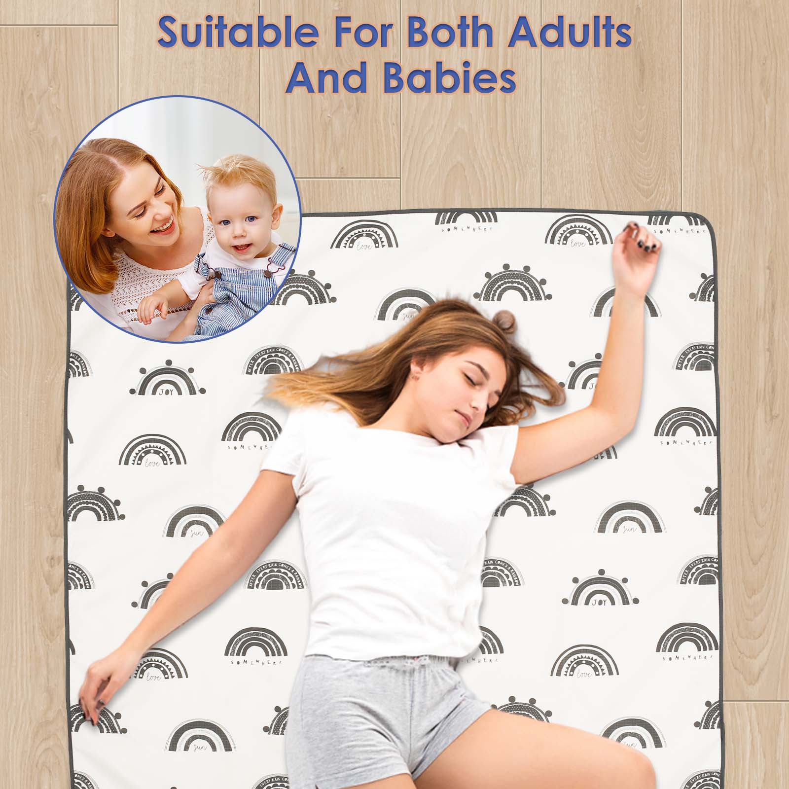 Baby Splat Mat Anti Slip High  - Highchair Splash Mat 评论和价格