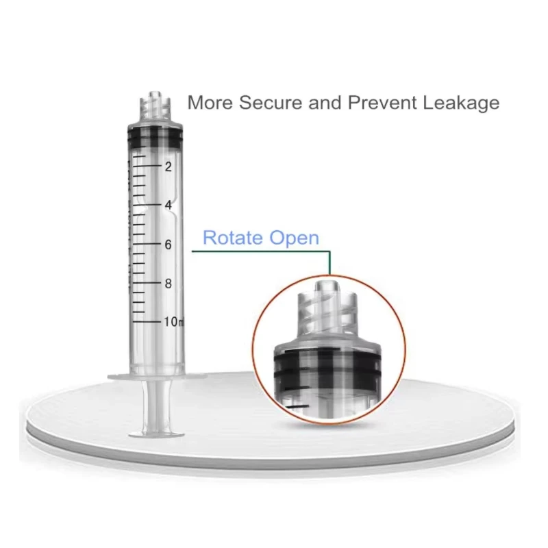 10ml Luer Lock Plastic Syringe - Baby Food Allergy Rash 评论和价格