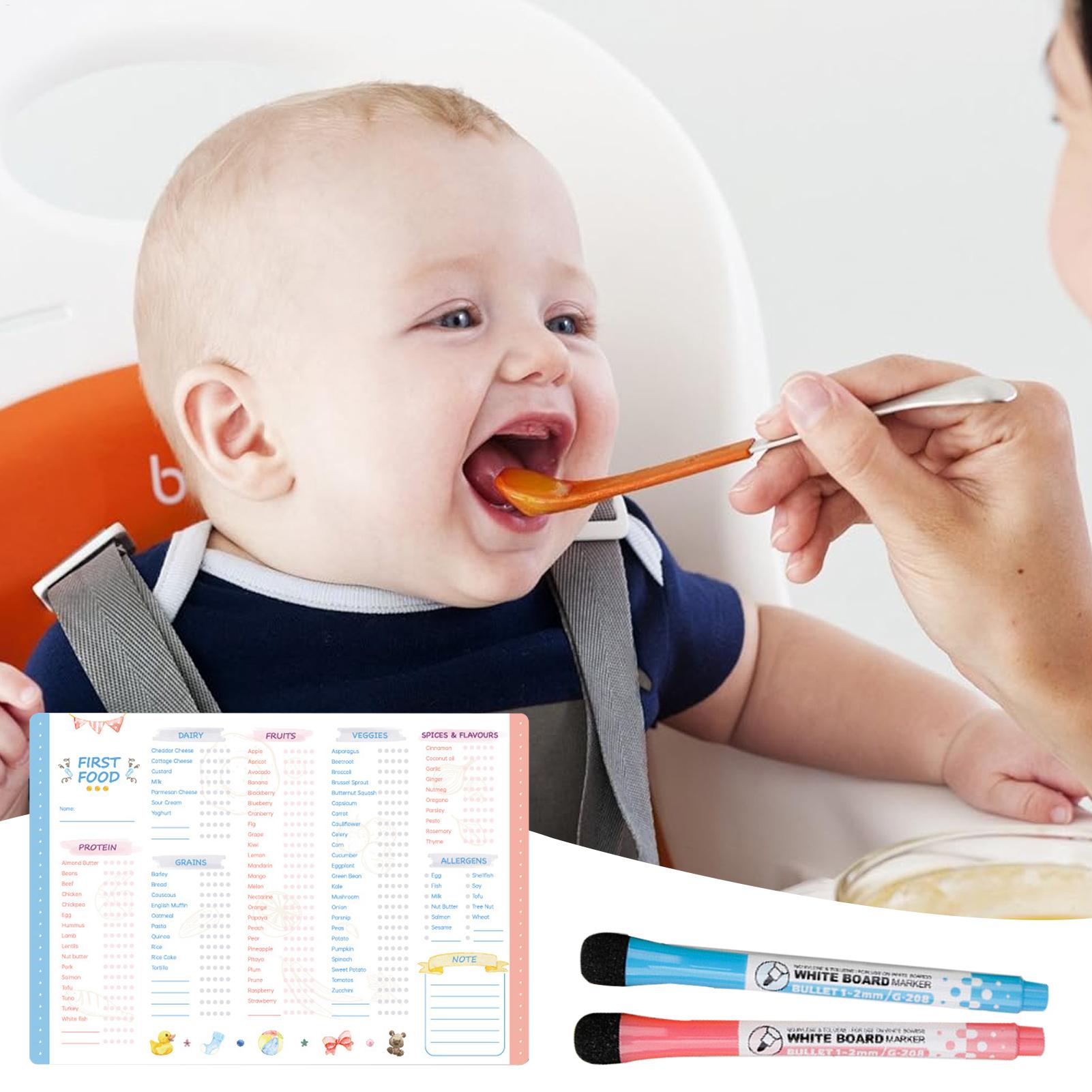 Magnetic Baby First Foods Chec - Baby Food Tracker 评论和价格