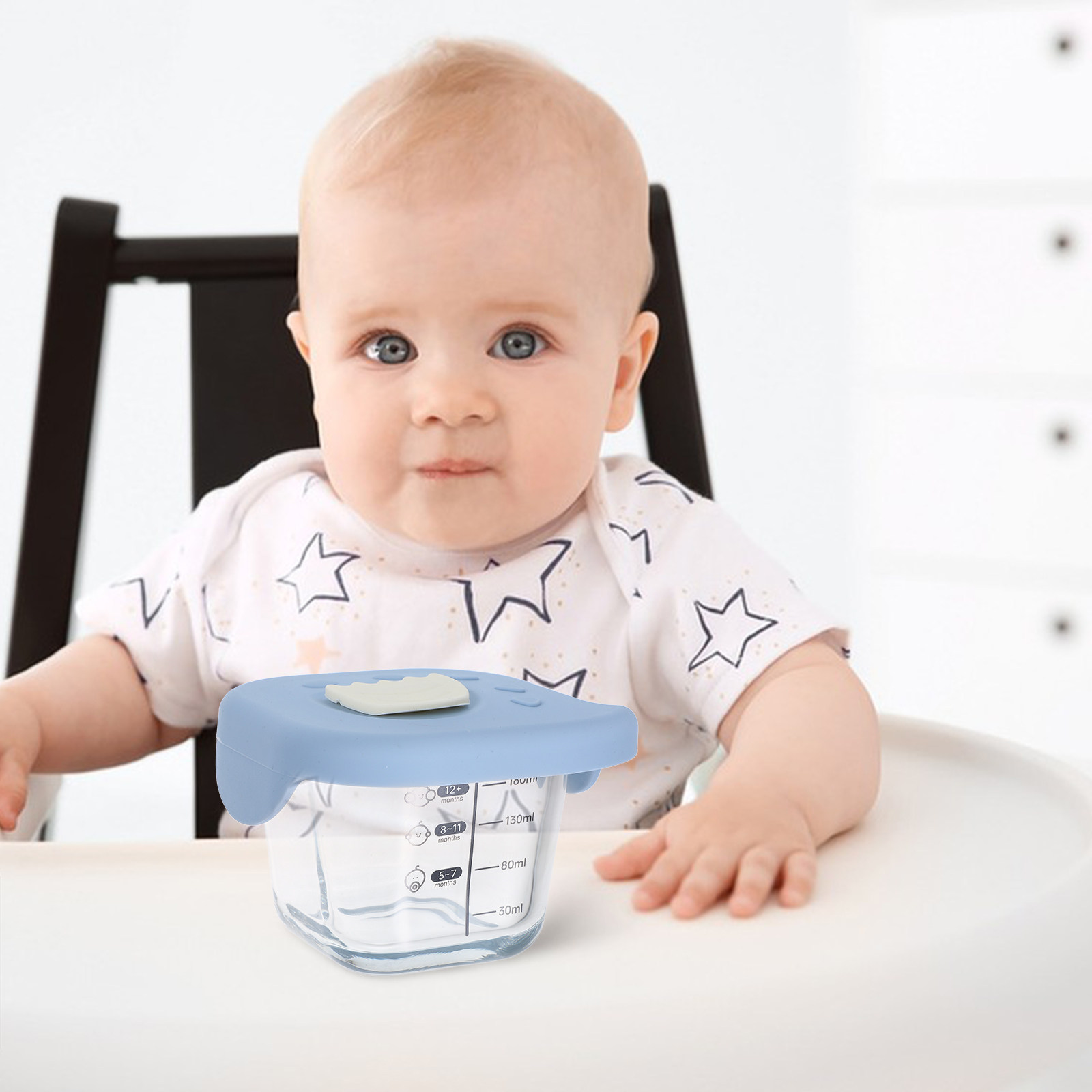 Glass Baby Food Bowl Large Cap - Baby Food Glass Containers 评论和价格