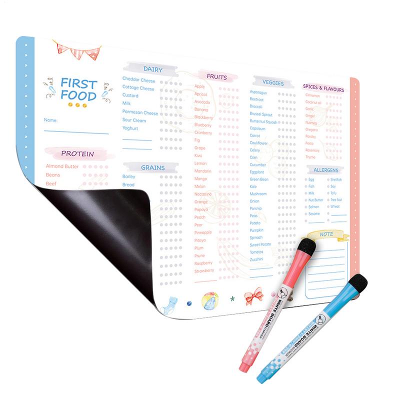 Baby First Foods Checklist Mag - Baby Food Tracker 评论和价格