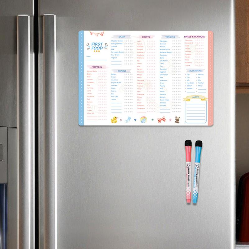 Baby First Foods Checklist Mag - Baby Food Tracker 评论和价格
