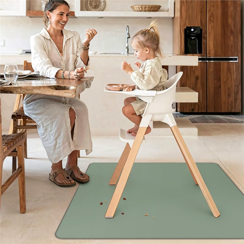 2025 Trend Splash Wipeable Bab - Highchair Splash Mat 评论和价格