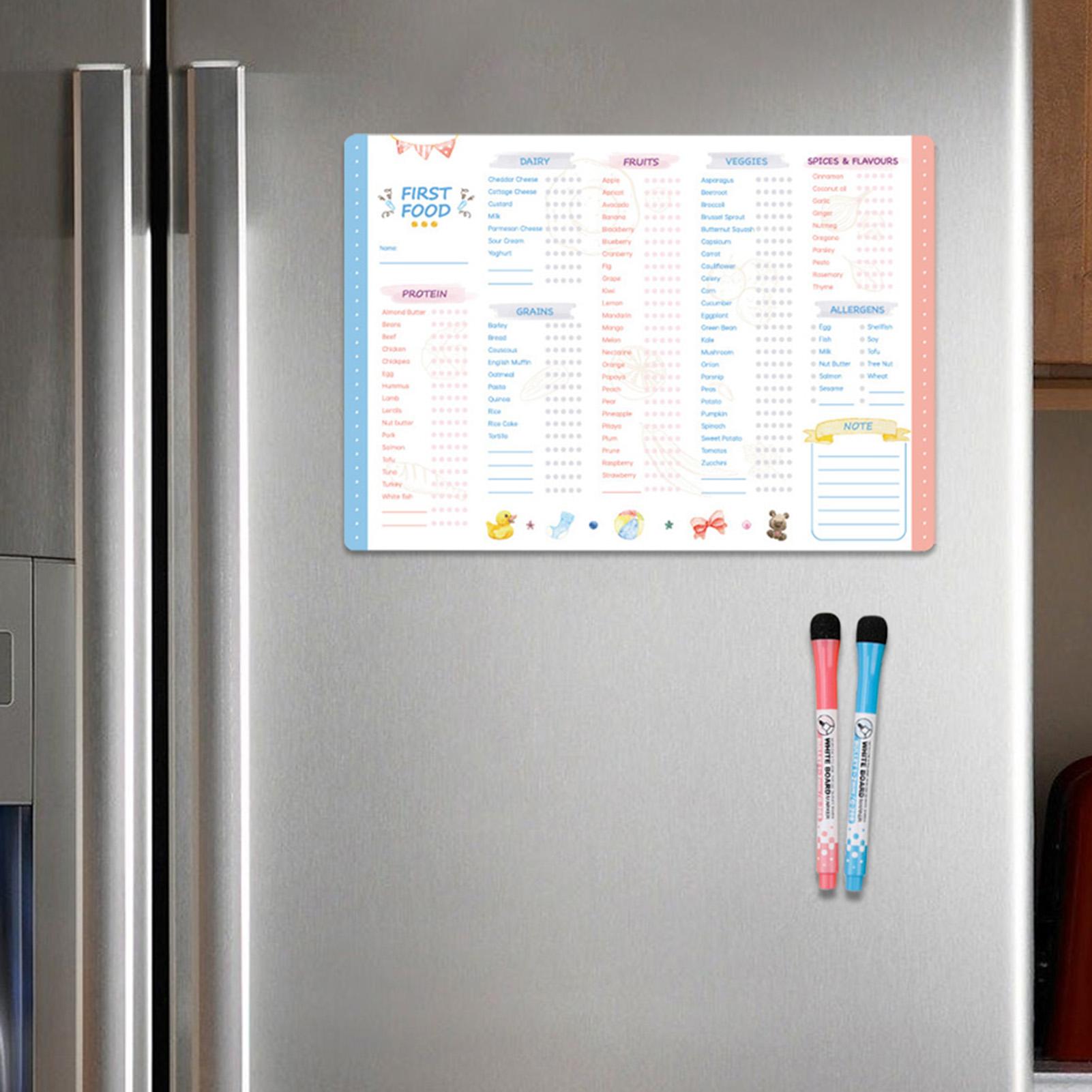Baby First Foods Checklist Mag - Baby Food Tracker 评论和价格