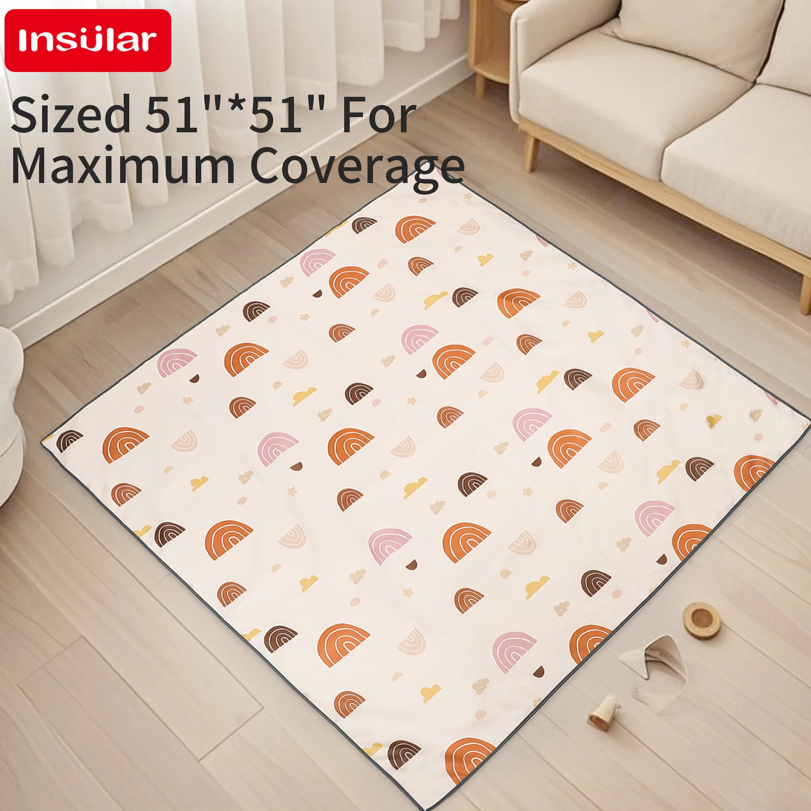 Children's Under High Chair Sp - Highchair Splash Mat 评论和价格