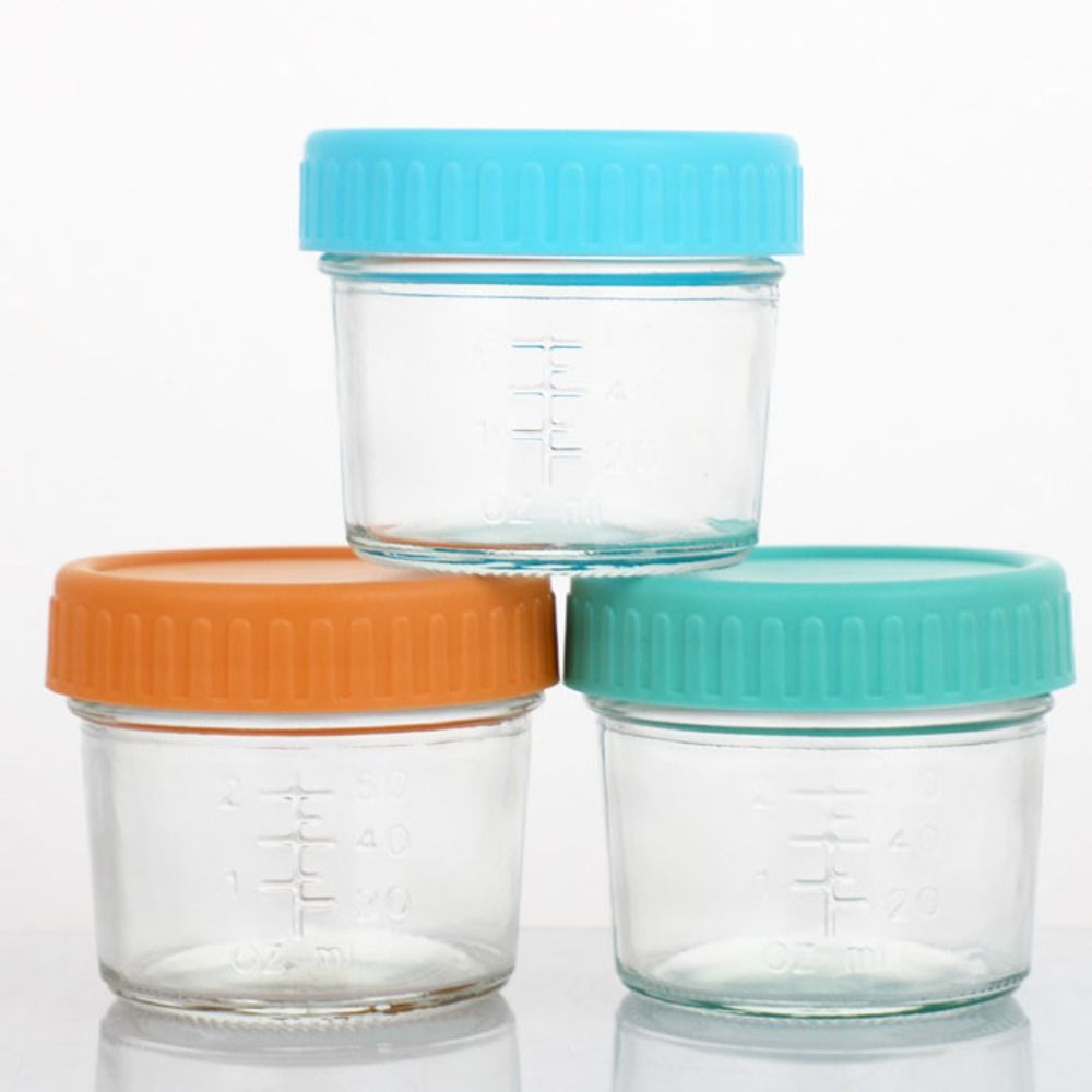 6pcs Multipurpose Glass Baby F - Baby Food Glass Containers 评论和价格