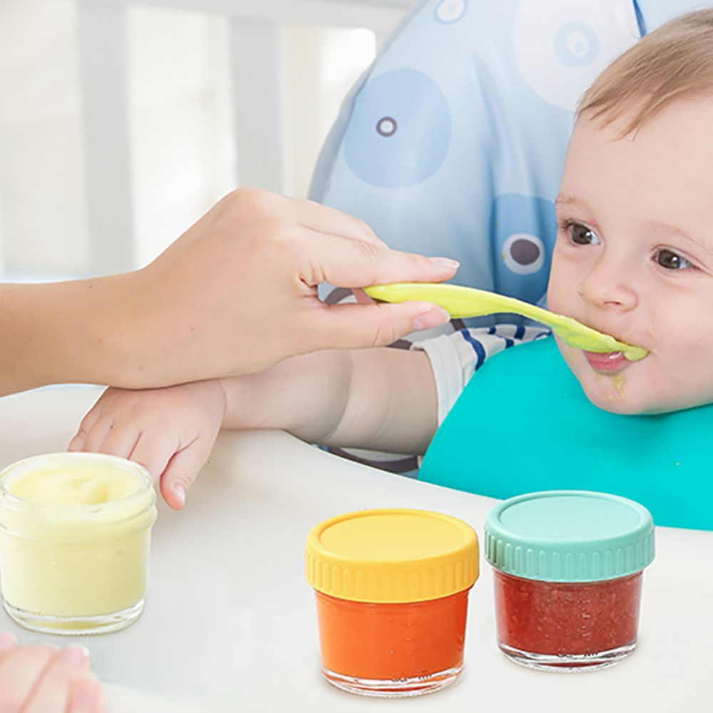 6pcs Glass Baby Food Jar Reusa - Baby Food Glass Containers 评论和价格
