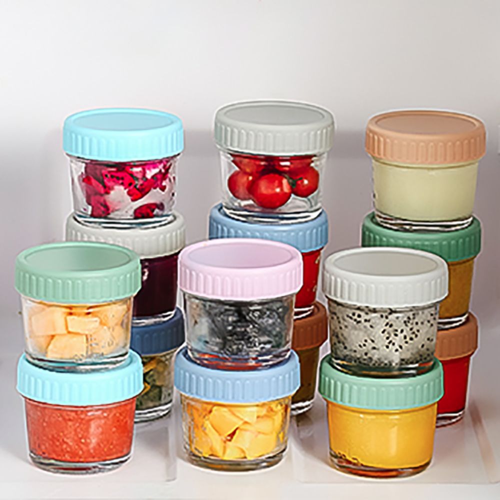 6pcs Glass Baby Food Jar Reusa - Baby Food Glass Containers 评论和价格