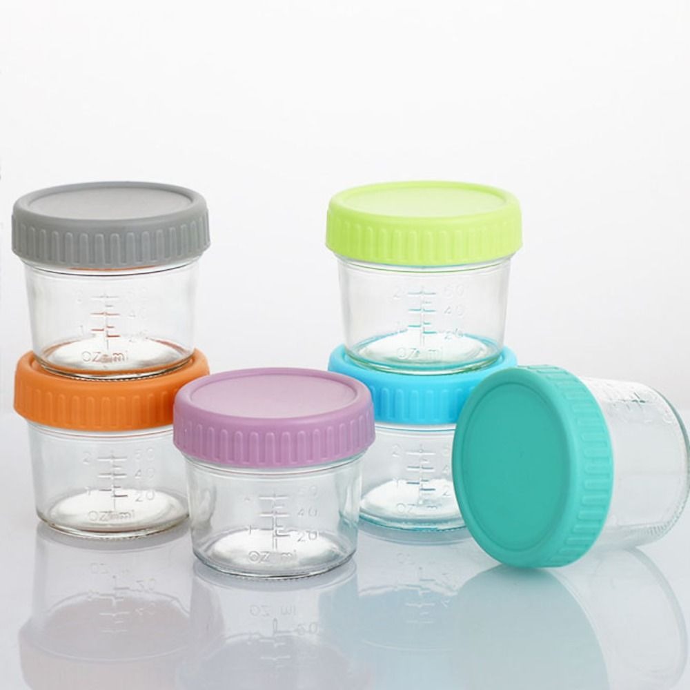 6pcs Glass Baby Food Jar Reusa - Baby Food Glass Containers 评论和价格