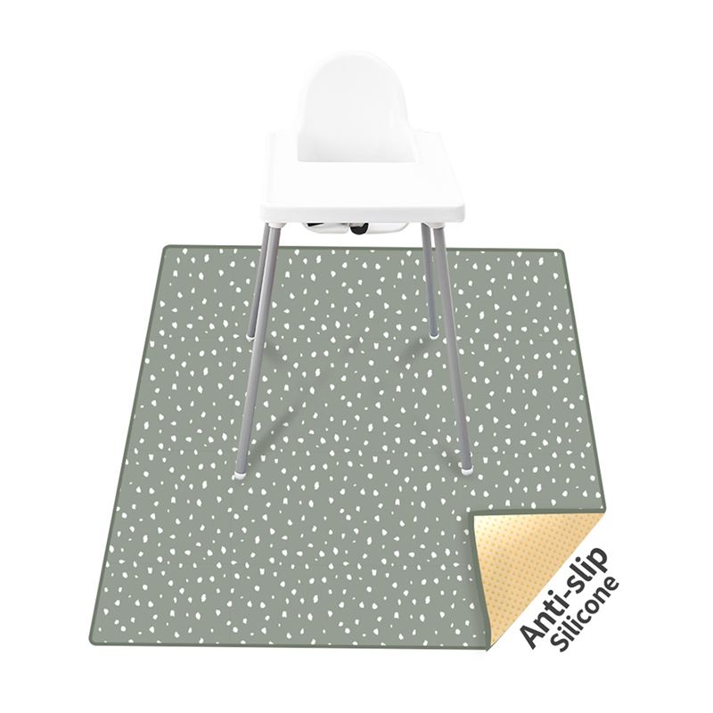 【FLASH DEAL】Anti-Slip Floor Sp - Highchair Splash Mat 评论和价格