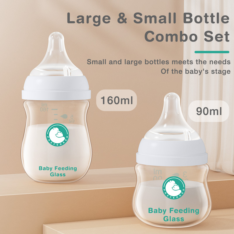 MAMIJOY Anti-Choke Baby Bottle - Baby Food Glass Containers 评论和价格