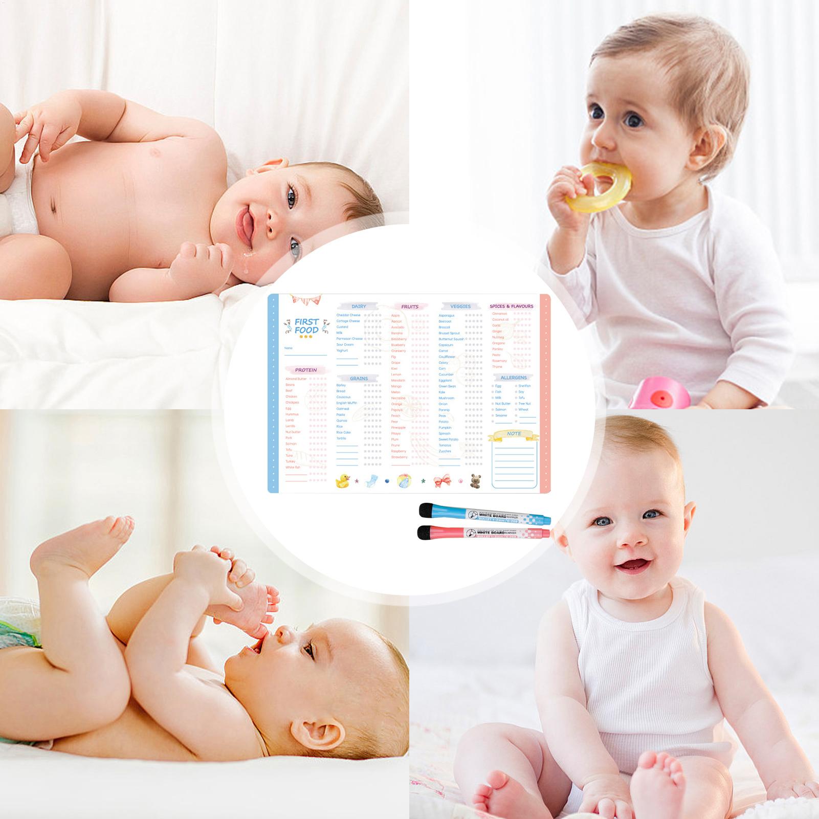 First Foods Chart Magnetic Bab - Baby Food Tracker 评论和价格