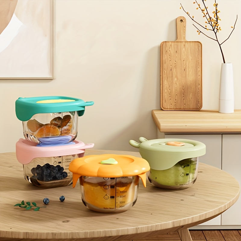 120/180ml Glass Baby Food Cont - Baby Food Glass Containers 评论和价格