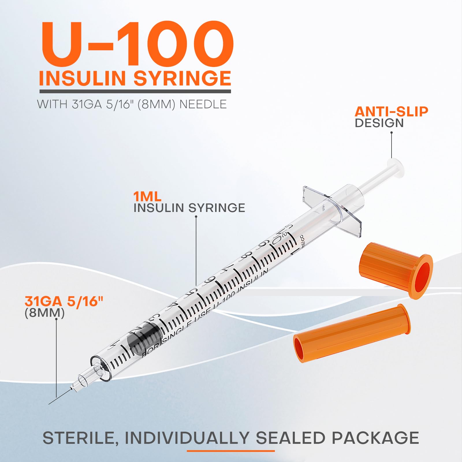 1ml/1cc 31G 8mm Sterilized Ins - Baby Food Allergy Rash 评论和价格