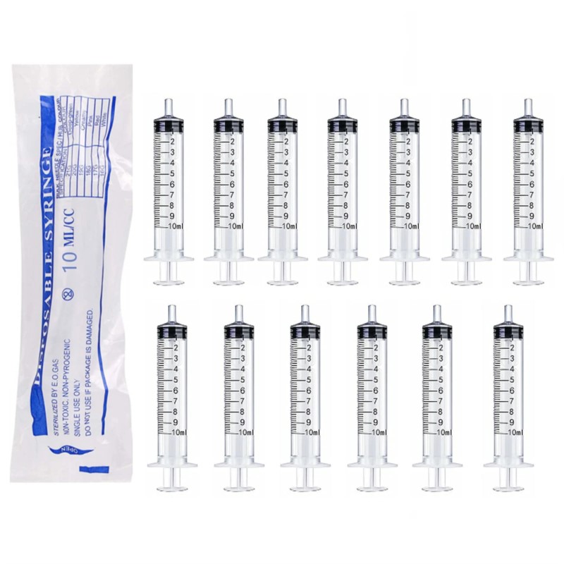 10-100PCS 10ml Plastic Luer Sl - Baby Food Allergy Rash 评论和价格