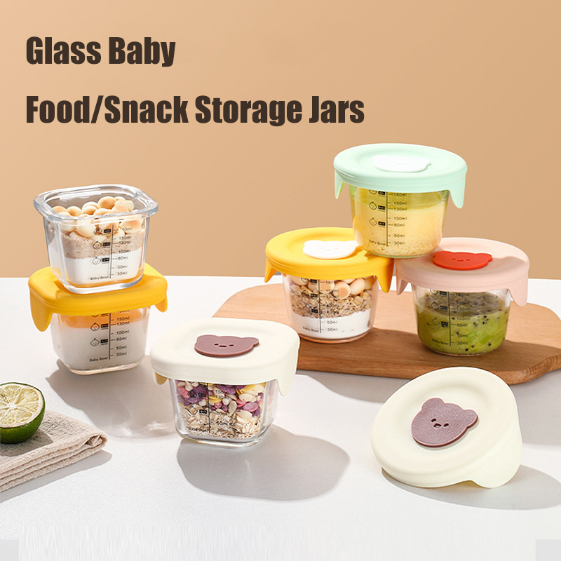 180ml Glass Baby Food Storage  - Baby Food Glass Containers 评论和价格