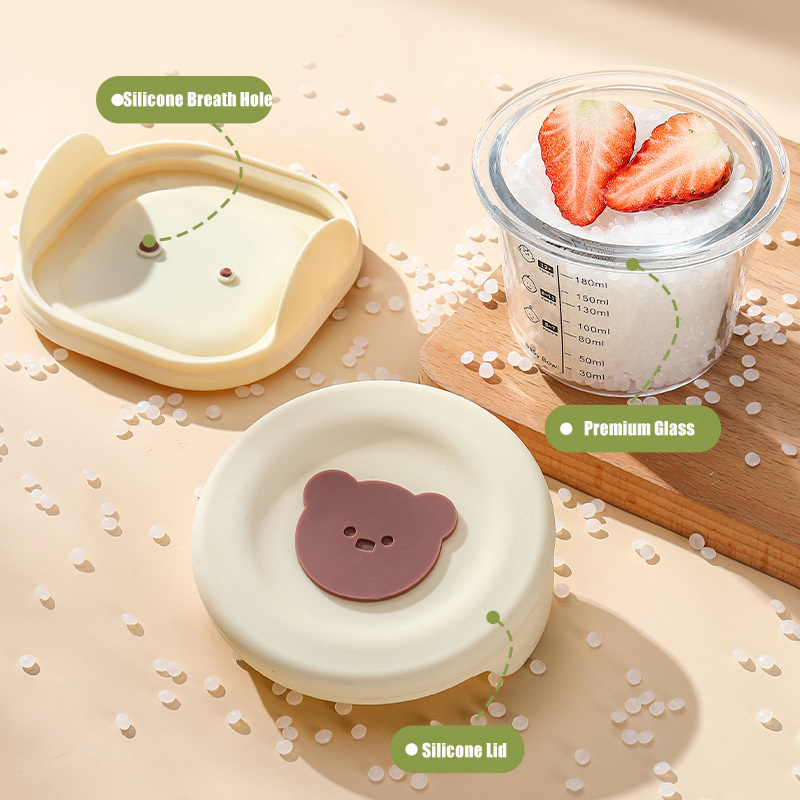 180ml Glass Baby Food Storage  - Baby Food Glass Containers 评论和价格
