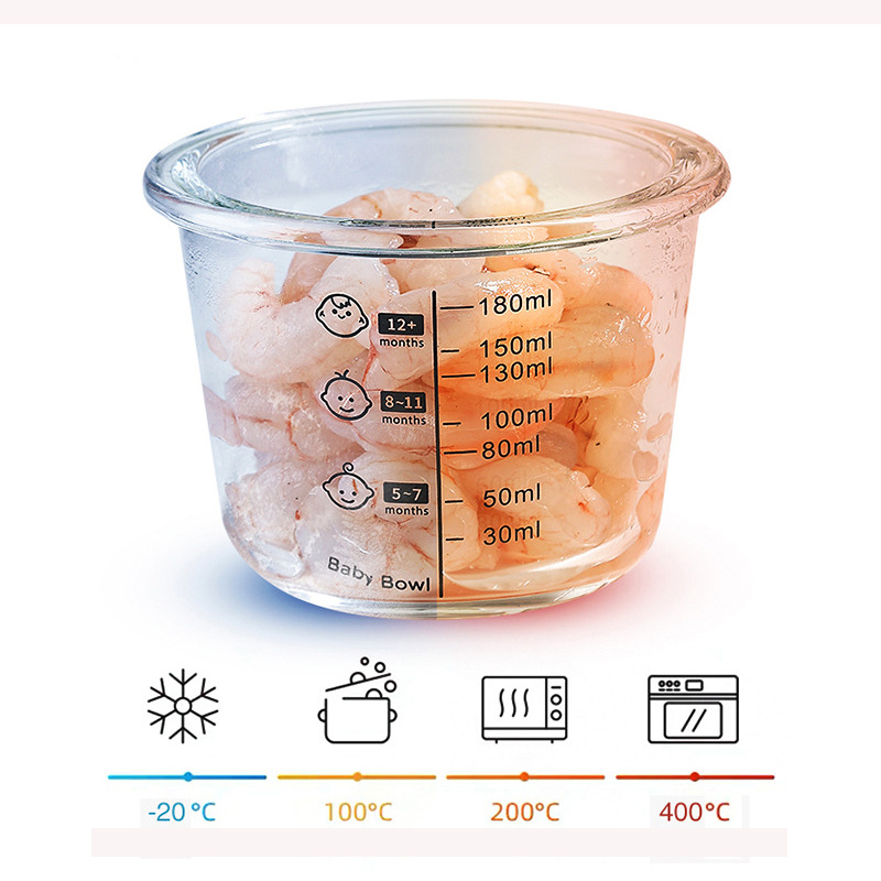 180ml Glass Baby Food Storage  - Baby Food Glass Containers 评论和价格