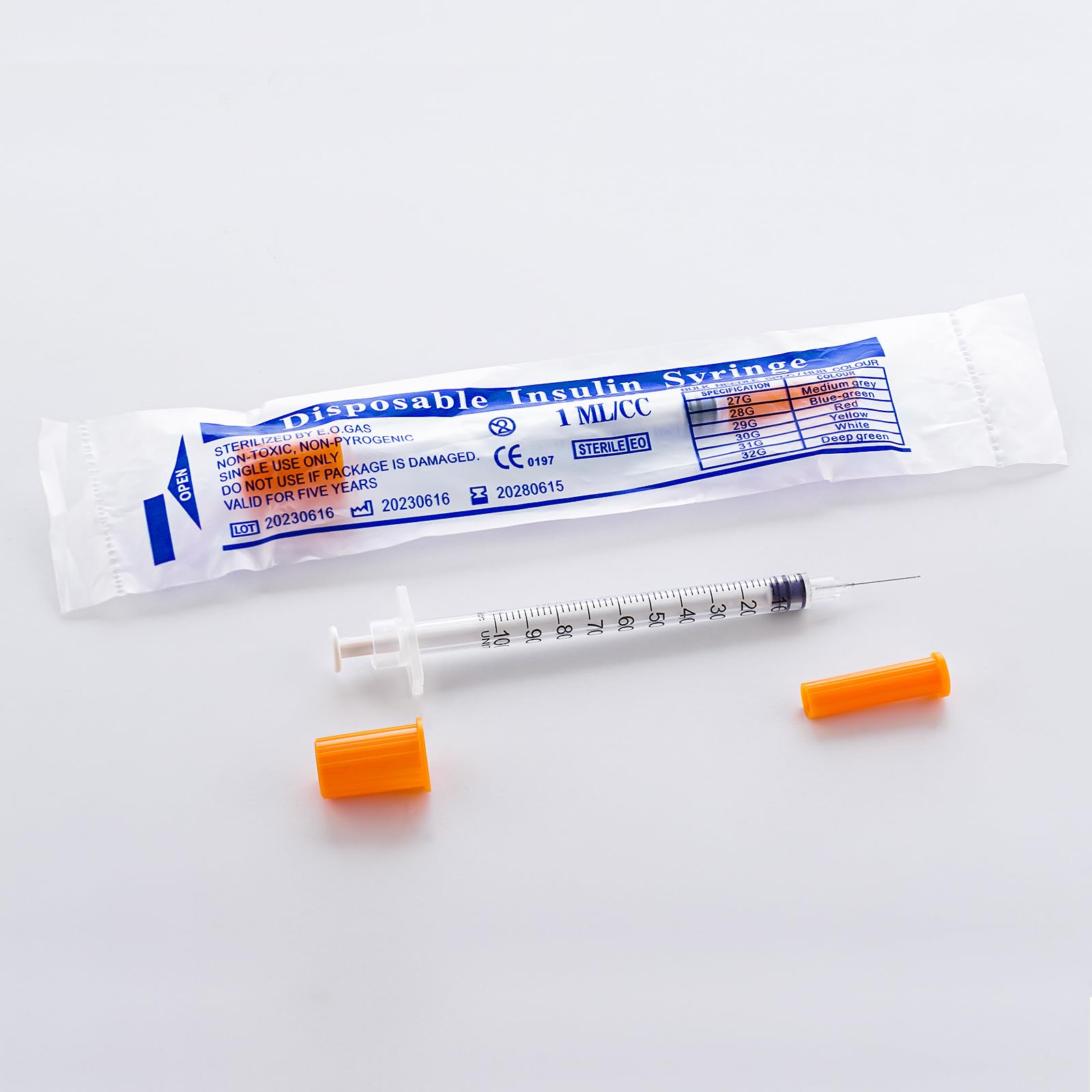 30pcs/Pack, 1ml Sterile Insuli - Baby Food Allergy Rash 评论和价格