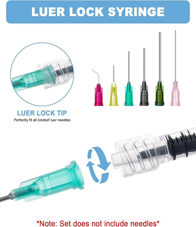 100Pcs 1ml/1cc Luer Lock Syrin - Baby Food Allergy Rash 评论和价格