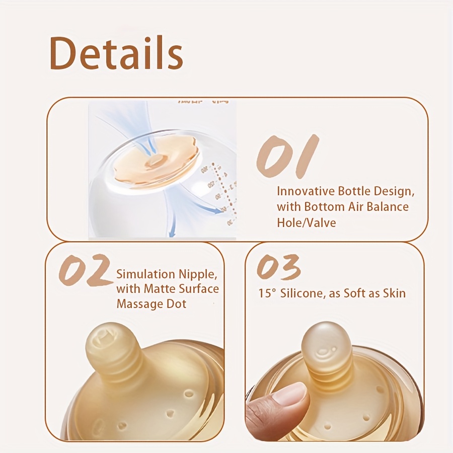 Glass Baby Bottle Wide Neck An - Baby Food Glass Containers 评论和价格