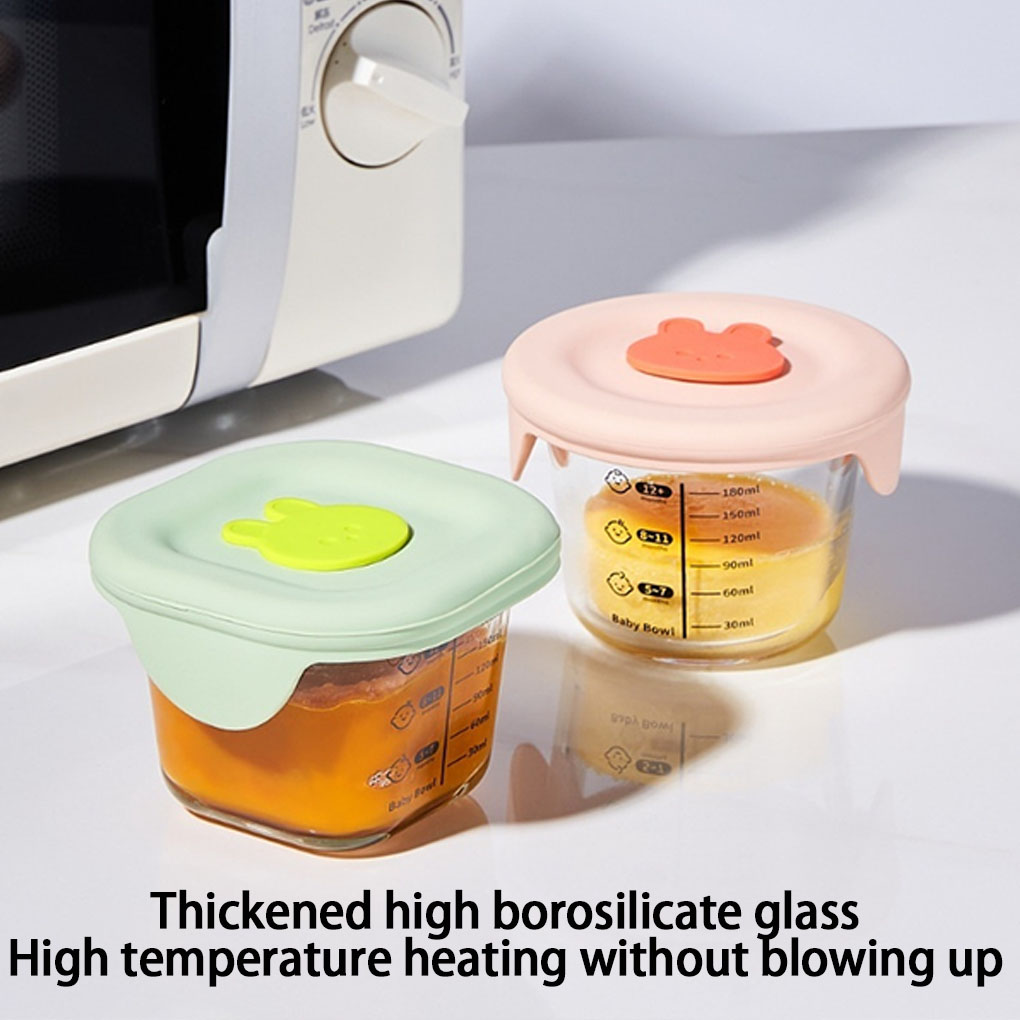 4pack/lot Kids Glass Baby Food - Baby Food Glass Containers 评论和价格