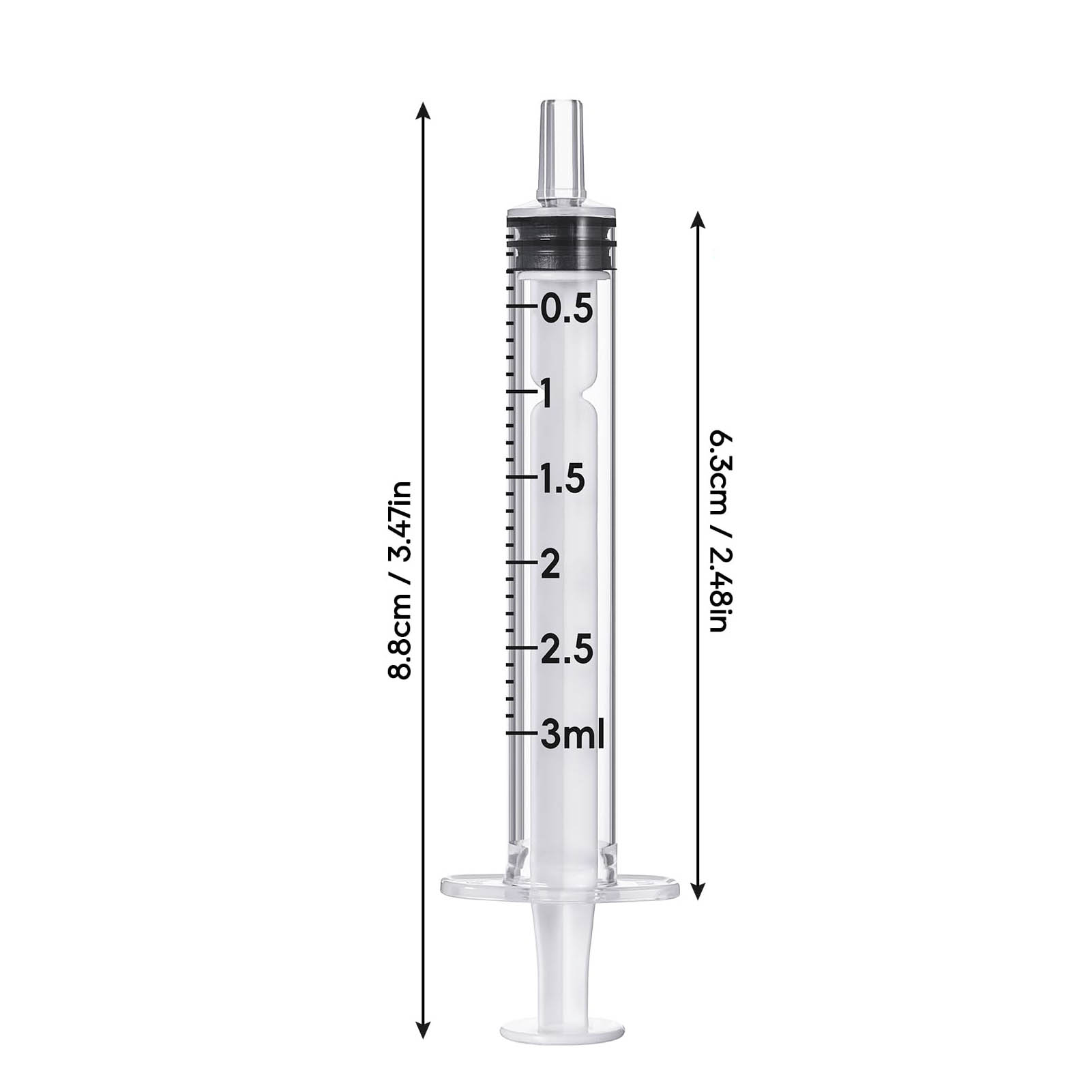 100pcs 3ml/cc Sterile Disposab - Baby Food Allergy Rash 评论和价格