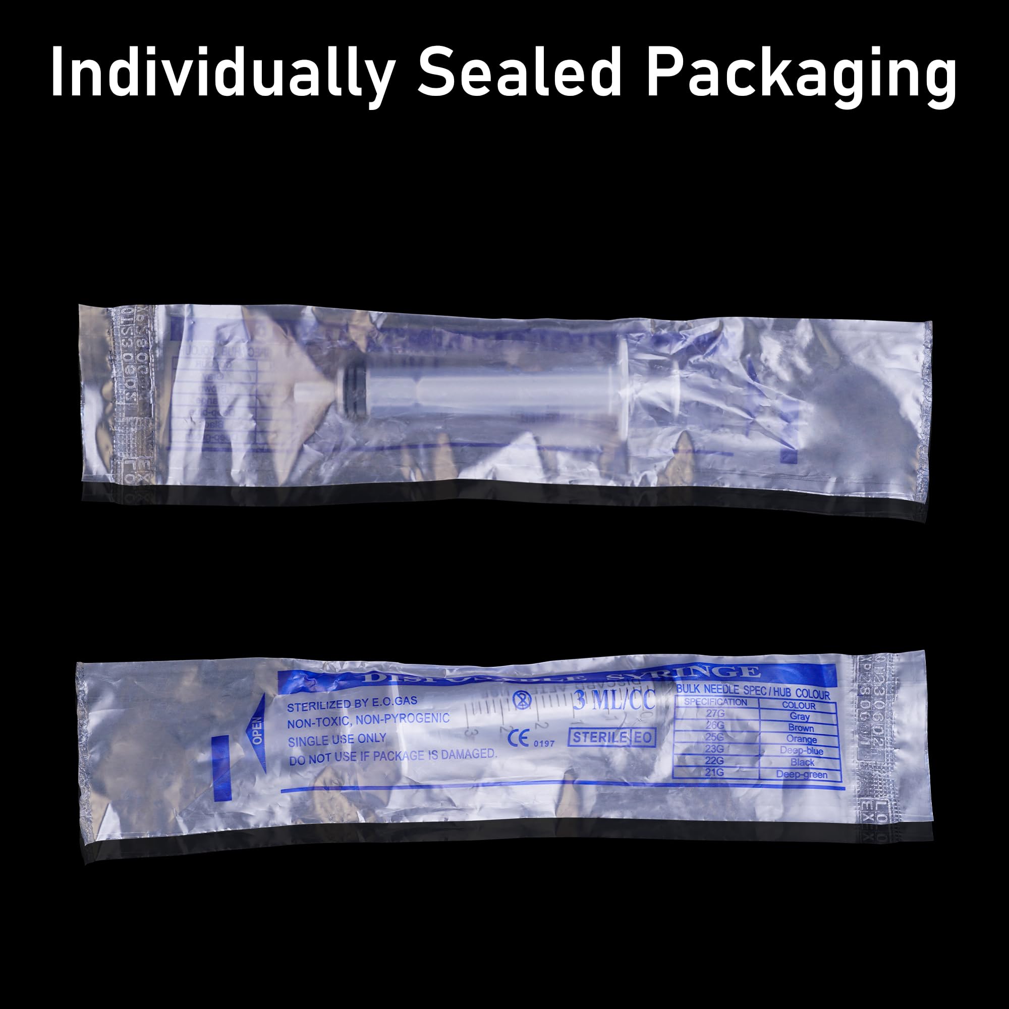 100pcs 3ml/cc Sterile Disposab - Baby Food Allergy Rash 评论和价格