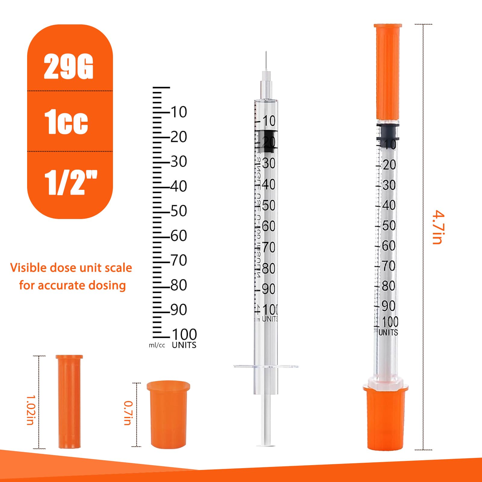 1ml Sterile Insuline Syringe w - Baby Food Allergy Rash 评论和价格